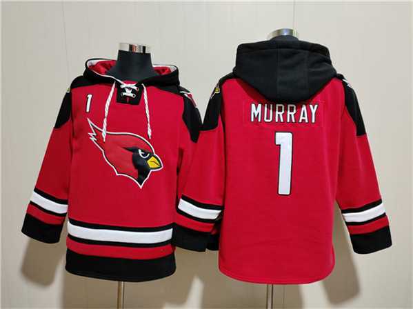 Men's Arizona Cardinals #1 Kyler Murray Red Ageless Must-Have Lace-Up Pullover Hoodie,We sell and wholesale Men's Arizona Cardinals #1 Kyler Murray Red Ageless Must-Have Lace-Up Pullover Hoodie on line form chian!